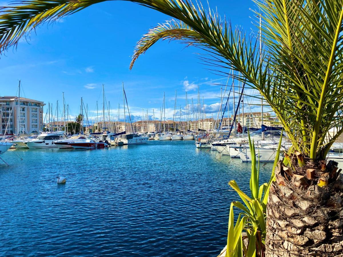Port-Frejus, Le Consul, Appartement 2 Pieces Climatise, Terrasse & Parking Exterior foto